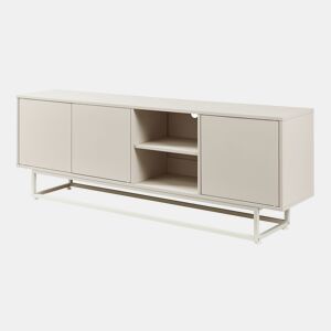Armário baixo Boxholm com 3 portas 160x30x57 cm Cor areia en.casa