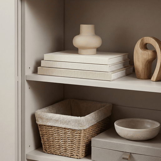 Armário baixo Boxholm com 3 portas 160x30x57 cm Cor areia en.casa