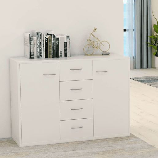 Aparador - Bufete - Móvei de apoio 88x30x65 cm contraplacado branco pt2528