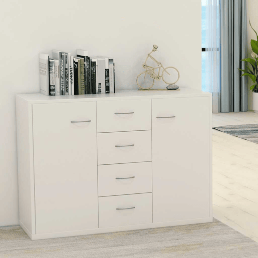 Aparador - Bufete - Móvei de apoio 88x30x65 cm contraplacado branco pt2528