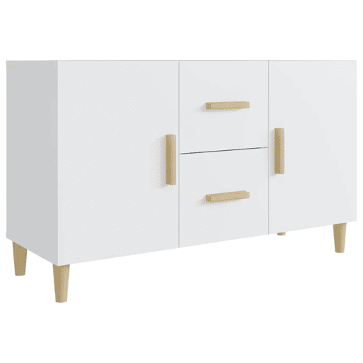 Aparador - Bufete - Móvei de apoio 100x36x60 cm derivados de madeira branco pt3126