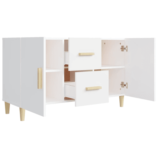 Aparador - Bufete - Móvei de apoio 100x36x60 cm derivados de madeira branco pt3126