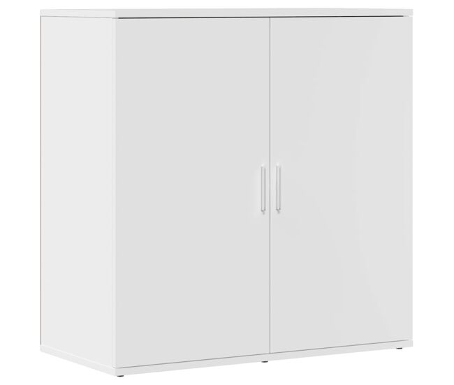 Aparador - mueble de almacenamiento de madera de ingeniería blanco 79x38x80 cm es3207