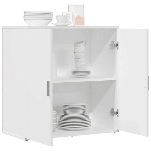 Aparador - Bufete - Móvei de apoio 79x38x80 cm derivados de madeira branco pt3207