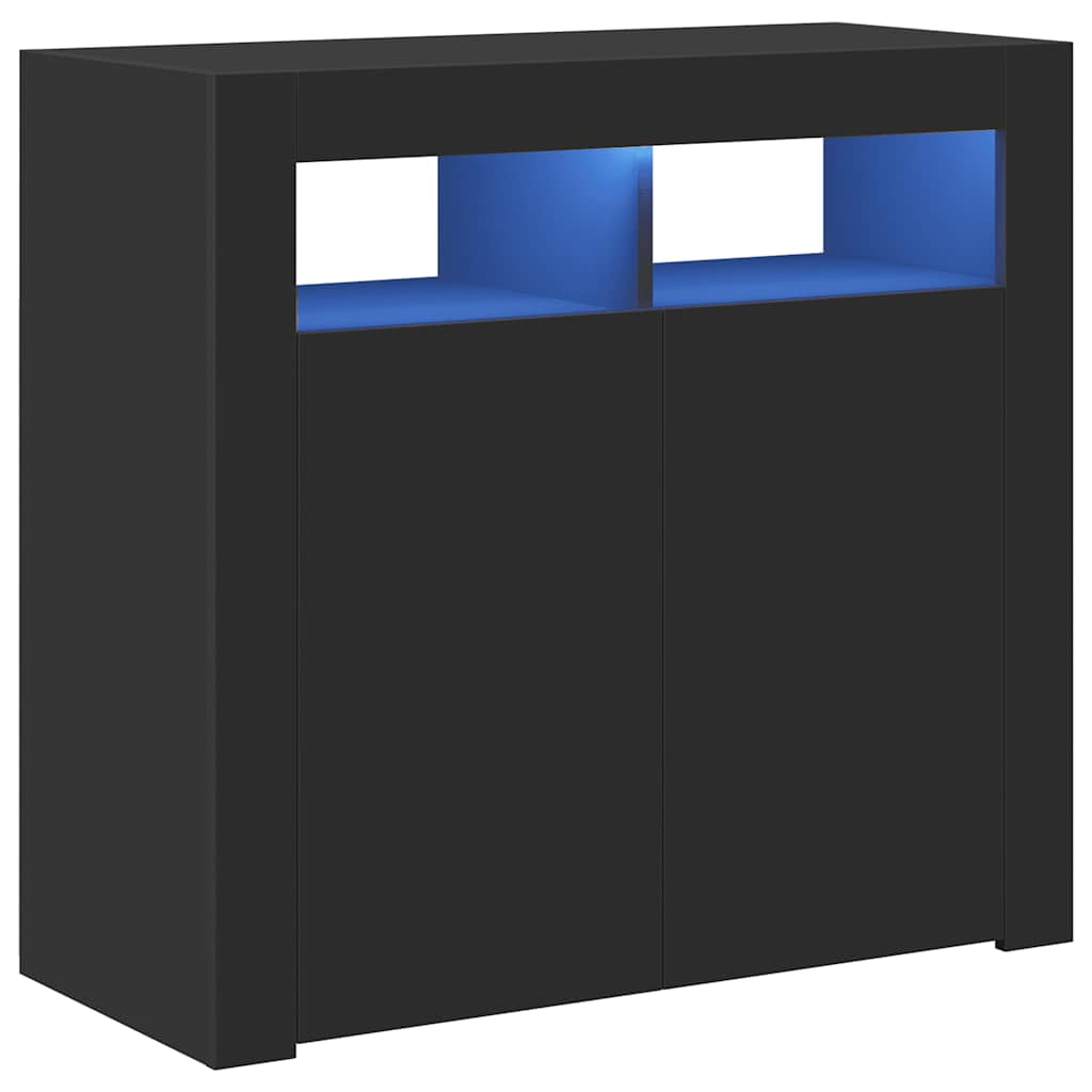 Aparador - Mueble de almacenamiento 80 Negro