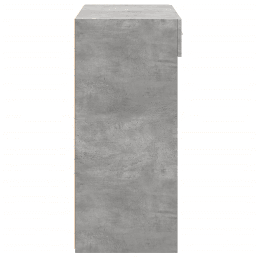 Aparador - Bufete - Móvei de apoio 80x42,5x93 cm derivados de madeira cinzento cimento pt2849