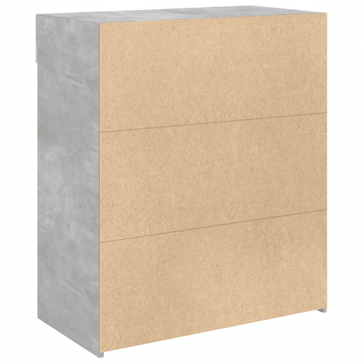 Aparador - Bufete - Móvei de apoio 80x42,5x93 cm derivados de madeira cinzento cimento pt2849