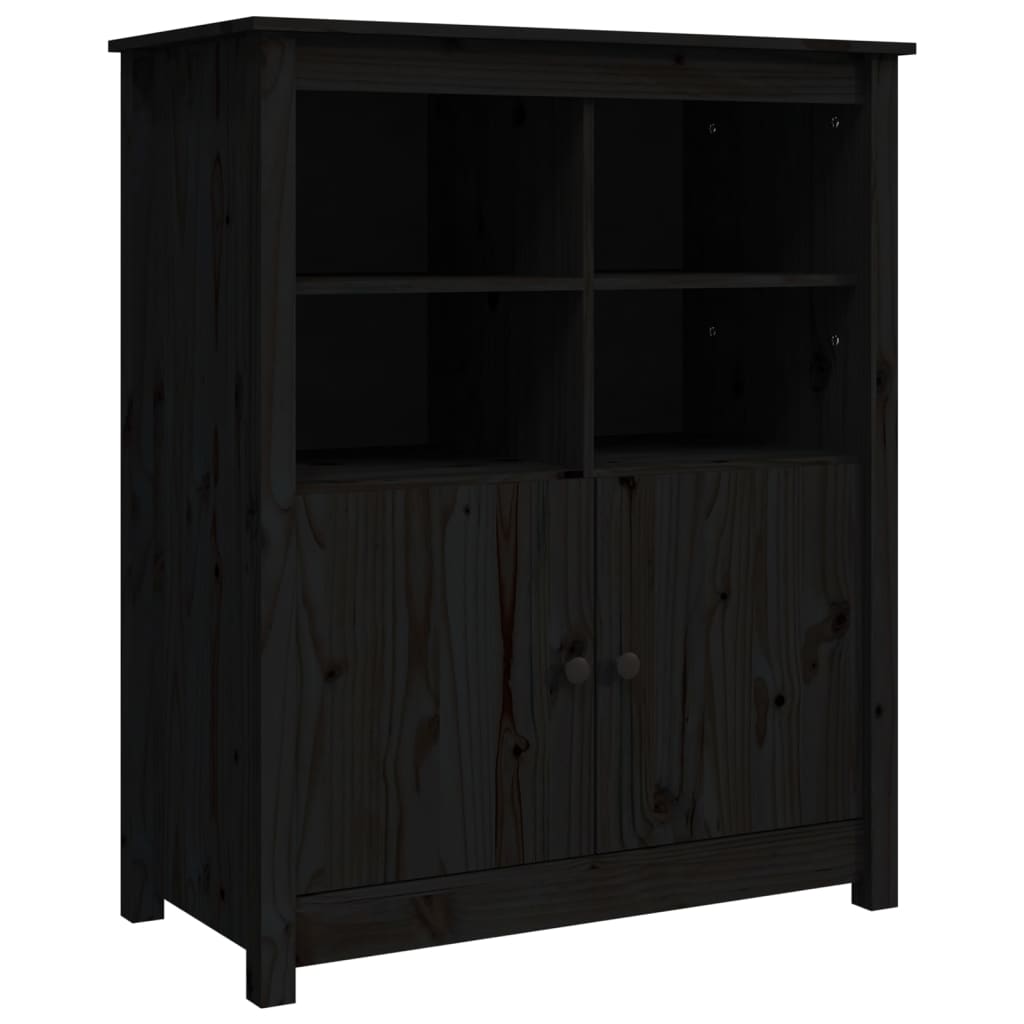 Aparador - Mueble de almacenamiento 83 Negro
