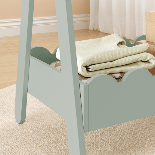 Bengaleiro de criança Vestnes MDF 99x66x38 cm Verde menta en.casa Bengaleiro de criança Vestnes MDF 99x66x38 cm Verde menta en.casa