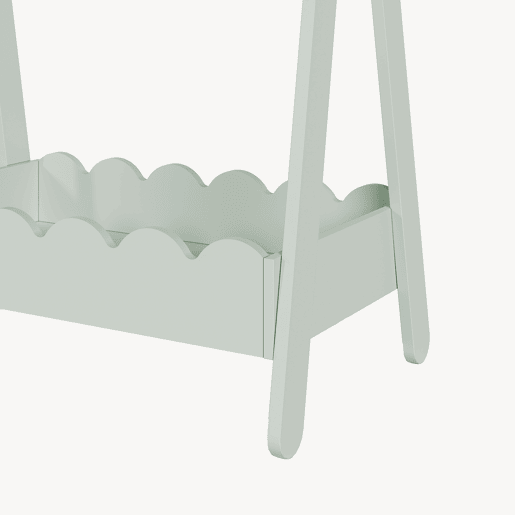 Bengaleiro de criança Vestnes MDF 99x66x38 cm Verde menta en.casa Bengaleiro de criança Vestnes MDF 99x66x38 cm Verde menta en.casa