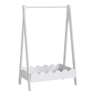 Bengaleiro de criança Vestnes MDF 99x66x38 cm Branco en.casa