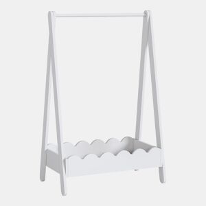 Bengaleiro de criança Vestnes MDF 99x66x38 cm Branco en.casa