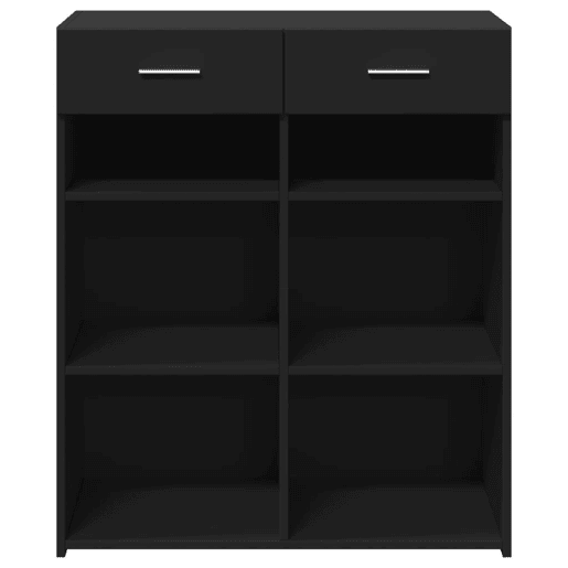 Aparador - Bufete - Móvei de apoio 80x42,5x93 cm cm derivados de madeira preto pt3559
