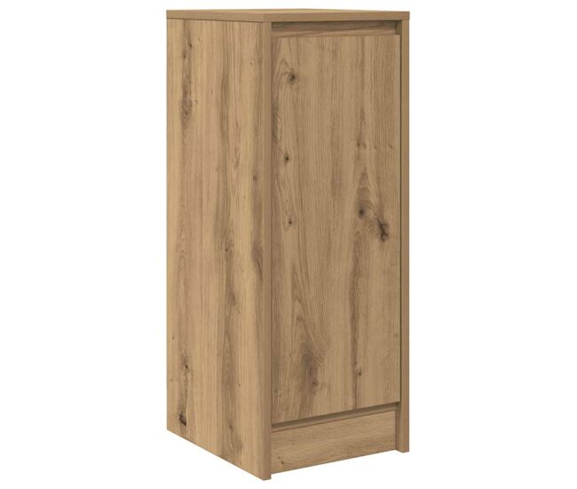 Aparador - mueble de almacenamiento de madera de ingeniería roble artisan 29,5x34x76 cm es3671