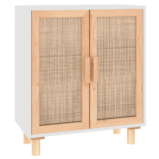 Aparador - Bufete - Móvei de apoio 60x30x70 cm madeira pinho maciçavime natural branco pt1670