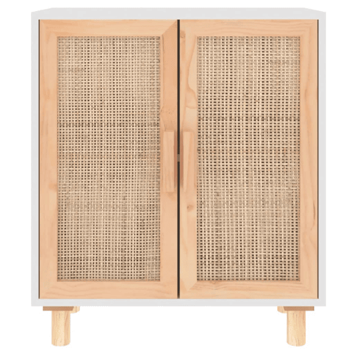 Aparador - Bufete - Móvei de apoio 60x30x70 cm madeira pinho maciçavime natural branco pt1670