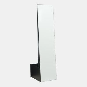 Espelho de corpo inteiro Saden com suporte 165x40x51cm Preto en.casa