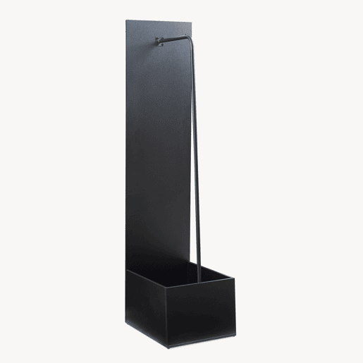 Espelho de corpo inteiro Saden com suporte 165x40x51cm Preto en.casa