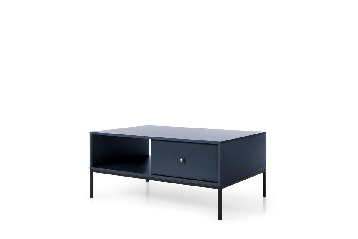 mesa de centro mono 104x68x46 azul