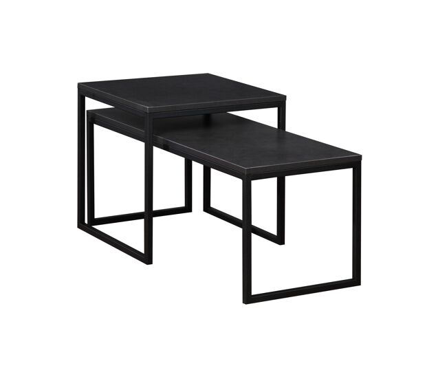 Mesa de centro tony 50x50x50 negro