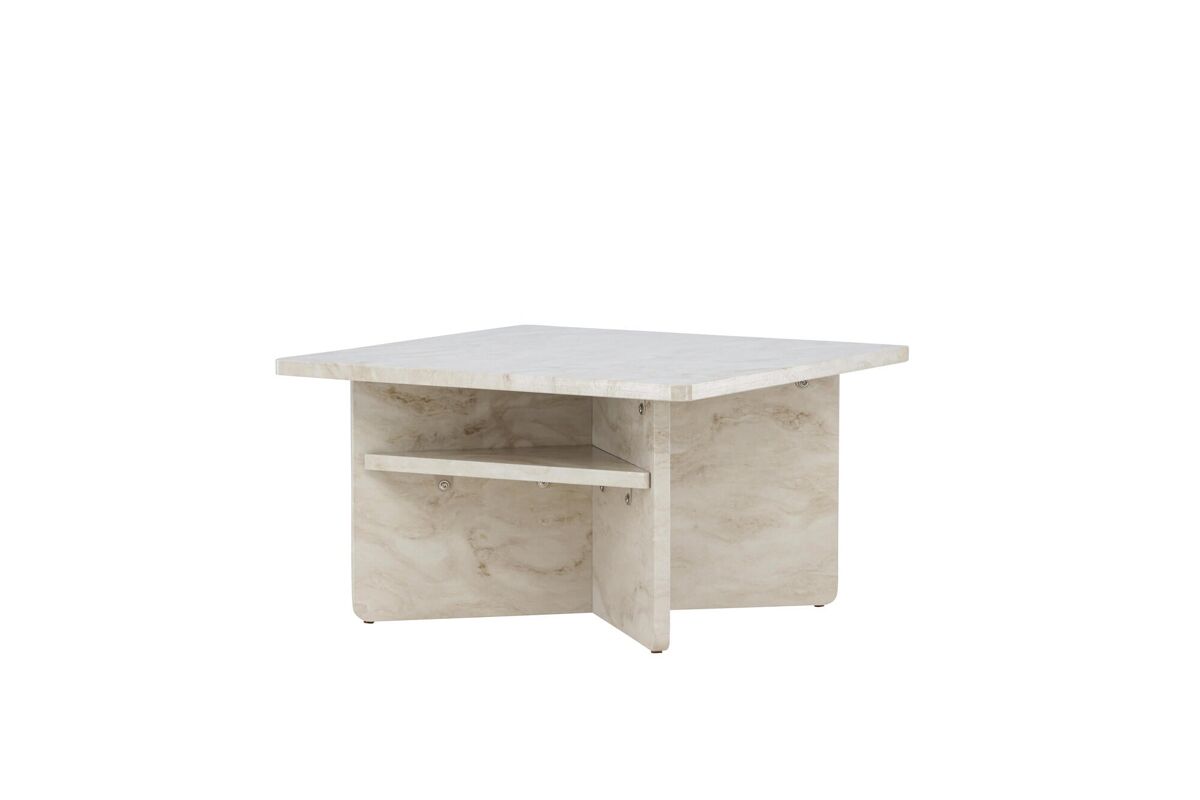 Mesa de centro alesund 75x75x42 beige