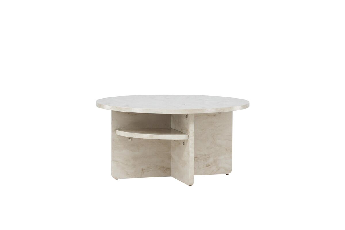 Mesa de centro alesund 85x85x42 beige