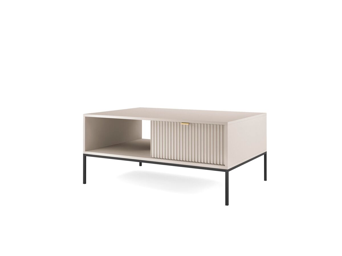 mesa de centro avon 104x68x48 beige negro