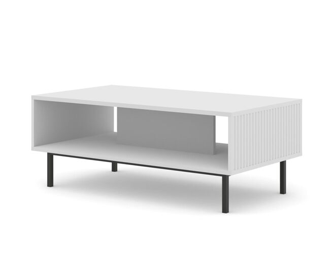 Mesa de centro ravenna b 90x60x45 blanco, negro