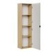 Conjunto mueble bajo lavabo y columna Mila Conjunto mueble bajo lavabo y columna Mila Roble