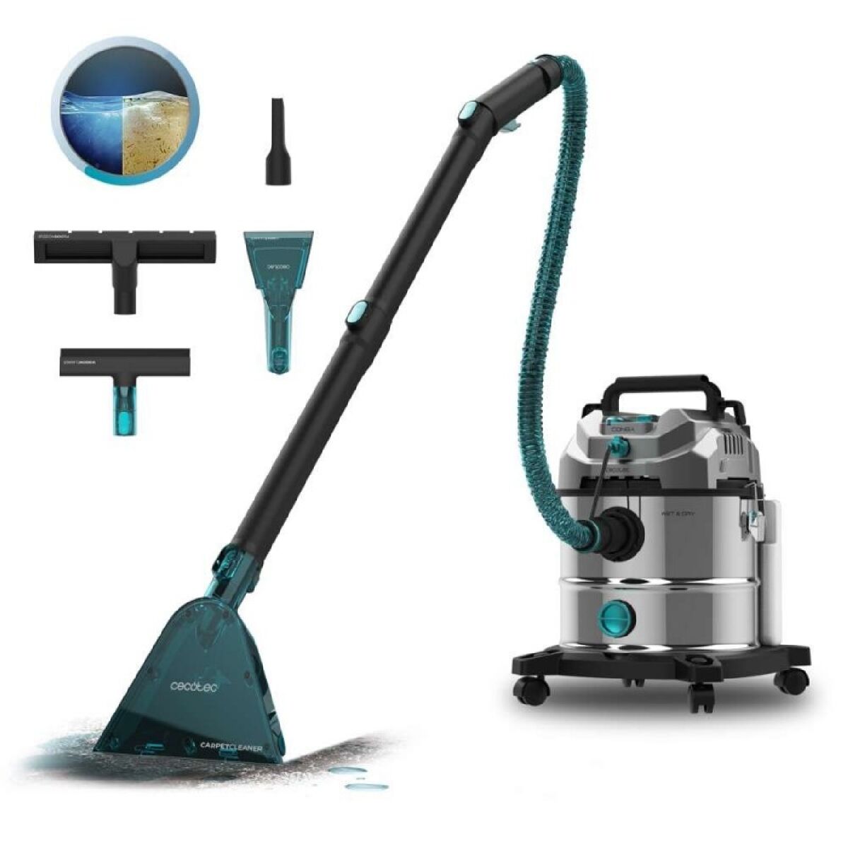 Aspirador Cecotec Conga CarpetClean 20000 Pro Ultra 1600W