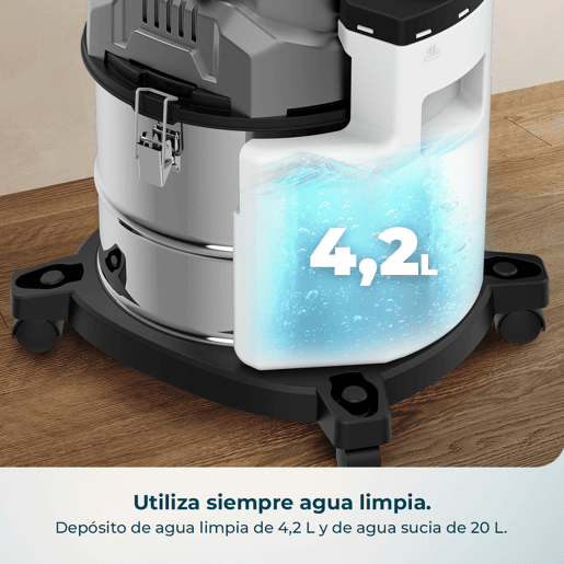 Cecotec Aspirador de Sólidos, Líquidos, Estofos e Tapetes com Fio Conga CarpetClean 20000 Pro Ultra. 1600W, 21kPa Cecotec Aspirador de Sólidos, Líquidos, Estofos e Tapetes com Fio Conga CarpetClean 20000 Pro Ultra. 1600W, 21kPa