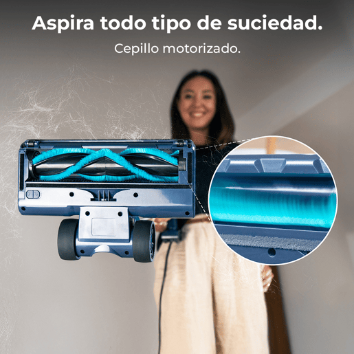 Aspirador Vertical com Fio Cecotec Conga Rockstar 800 Powerhead Titan. 500W, Potência de Sucção de 15kPa, Depósito de 700ml