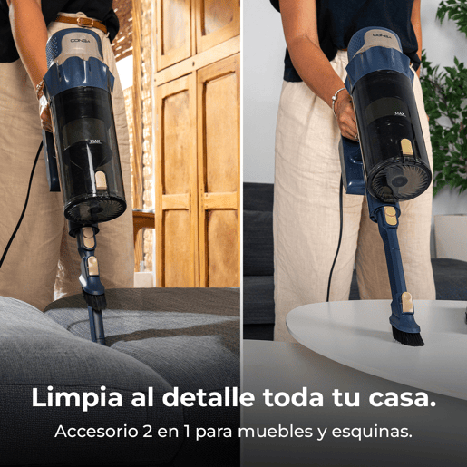 Aspirador Vertical com Fio Cecotec Conga Rockstar 800 Powerhead Titan. 500W, Potência de Sucção de 15kPa, Depósito de 700ml