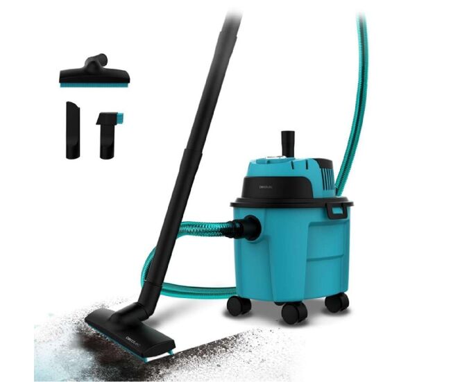 Cecotec aspirador sólidos y líquidos 10l conga rockstar wet & dry compact garden. 1000w, ligero, compacto