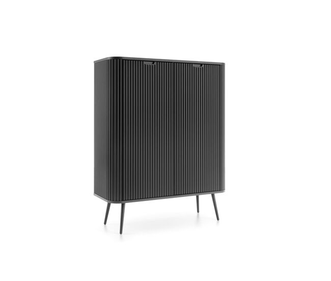 Aparador zova 103x39x129 negro