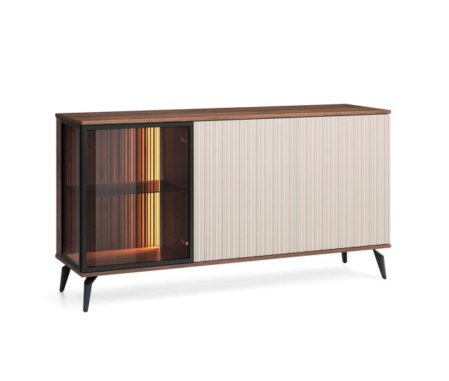 Aparador vici 154x39x80 beige