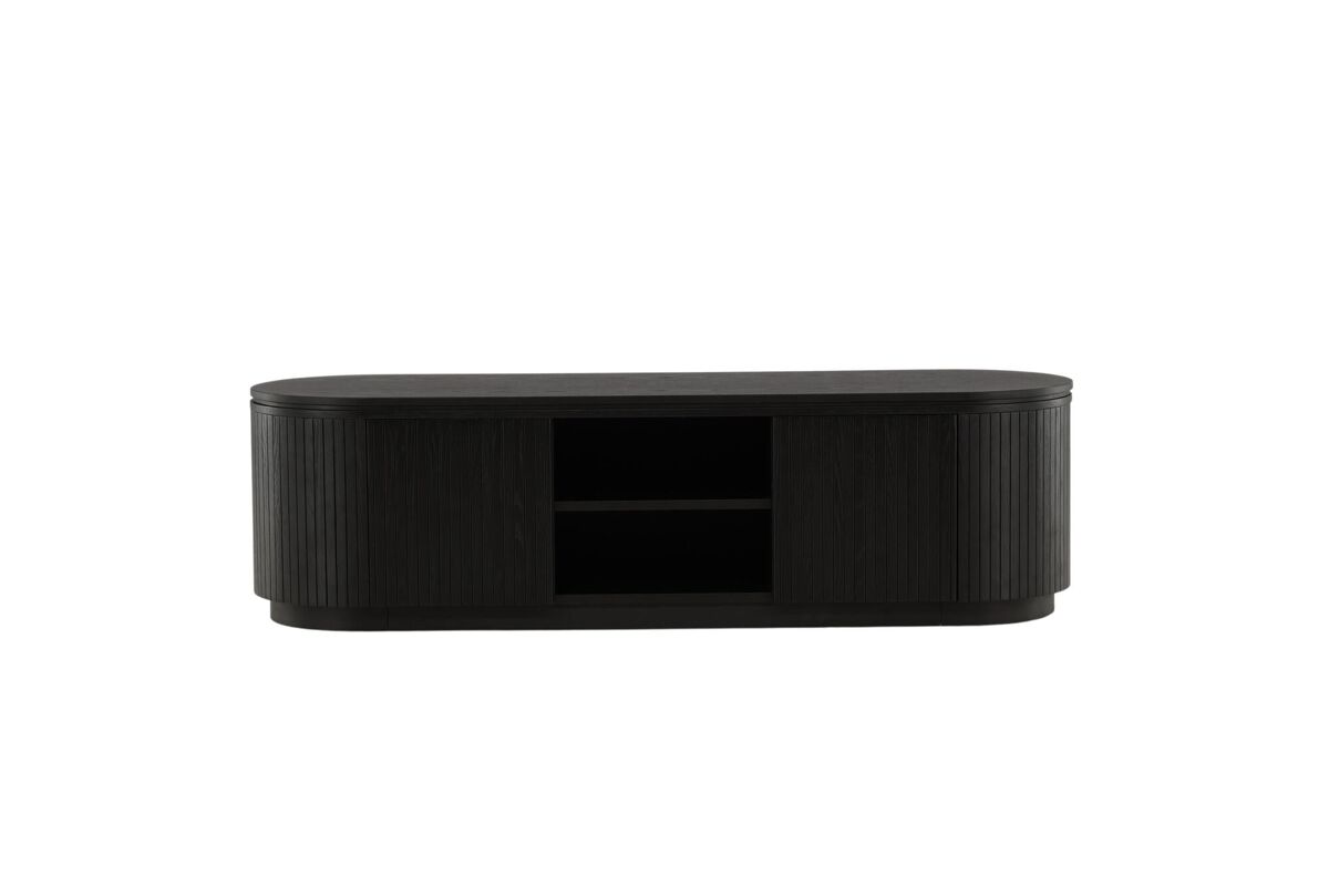 Mueble de tv fjallbacka 160x48x45 negro