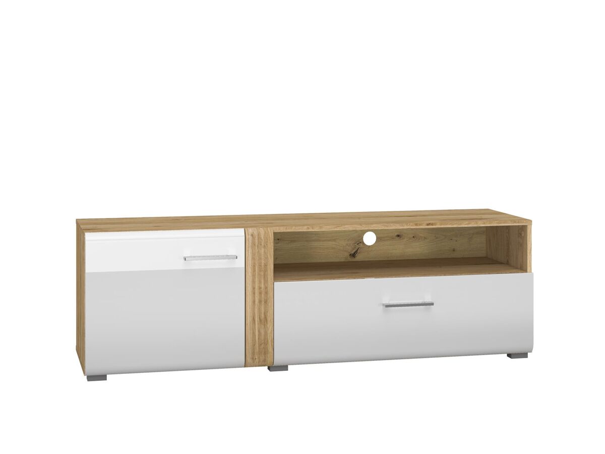 Mueble de tv adagio 150x42x47 blanco