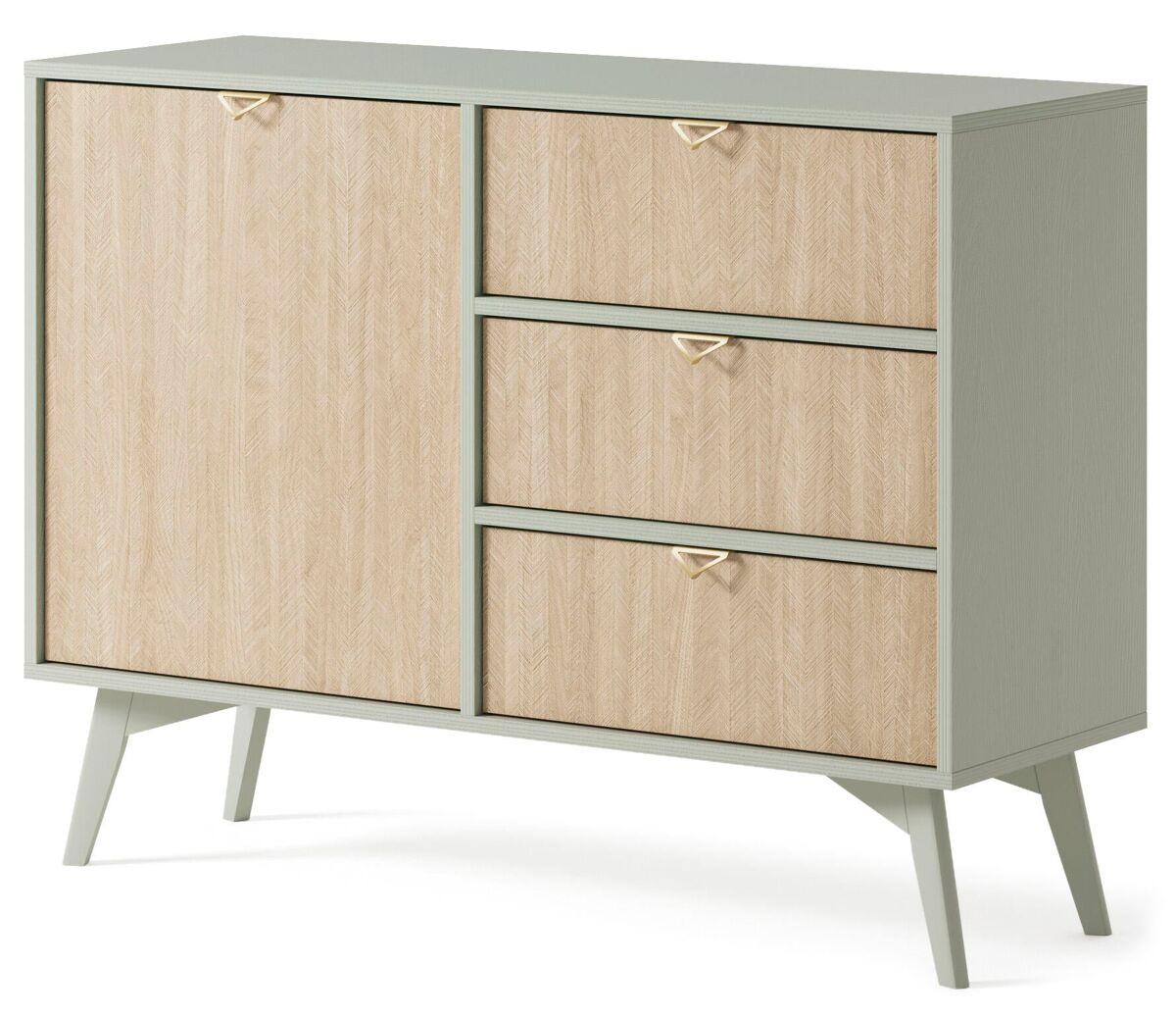 Aparador forest 106x38x80 beige, verde