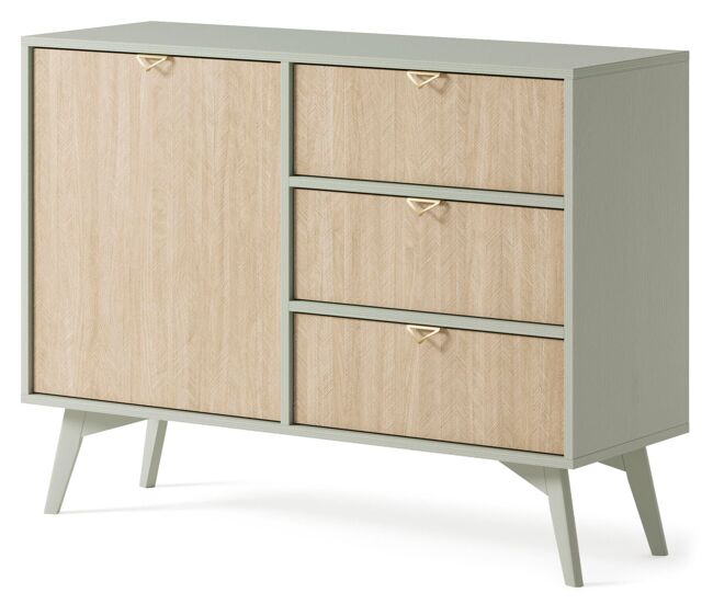 Aparador forest 106x38x80 beige, verde