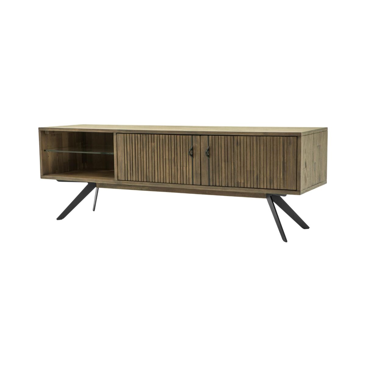 Mueble de tv massa 160x45x55 marrón