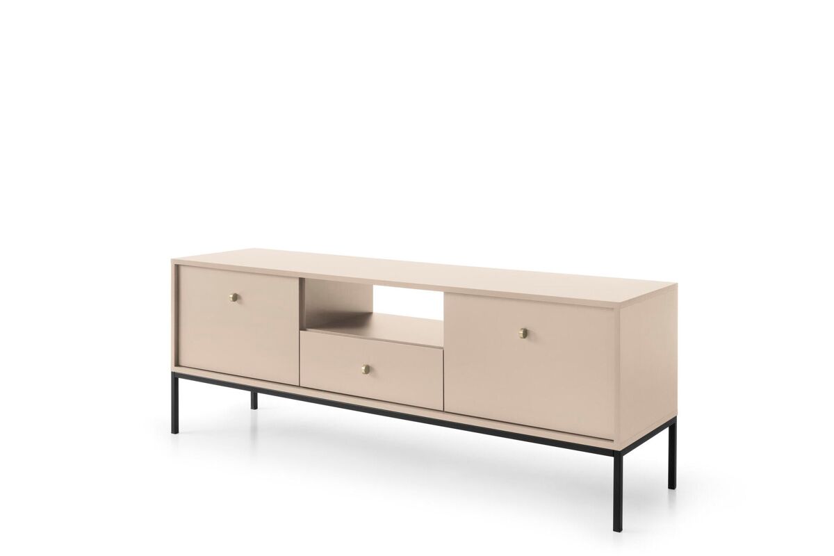 Mueble de tv mono 154x39x56 beige