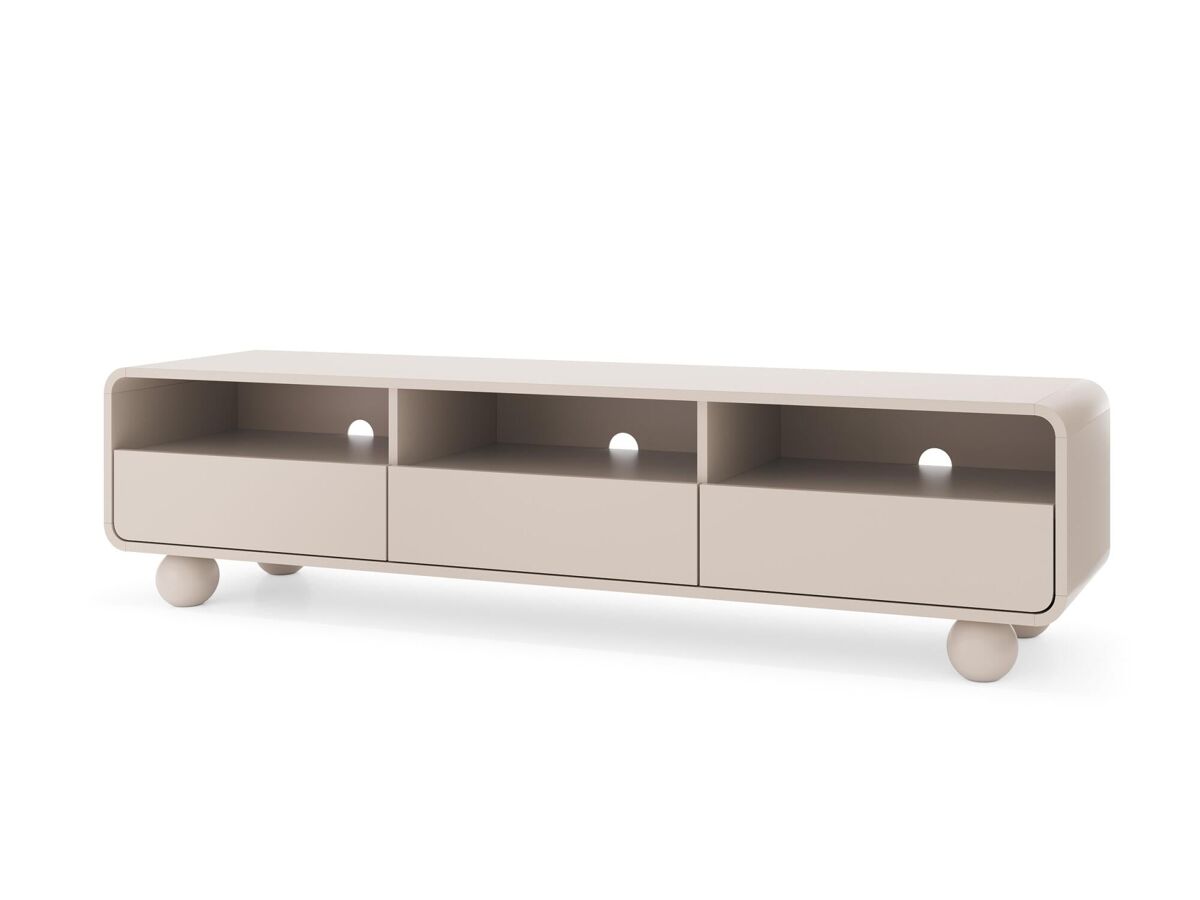 Mueble de tv albion 180x39x44 beige