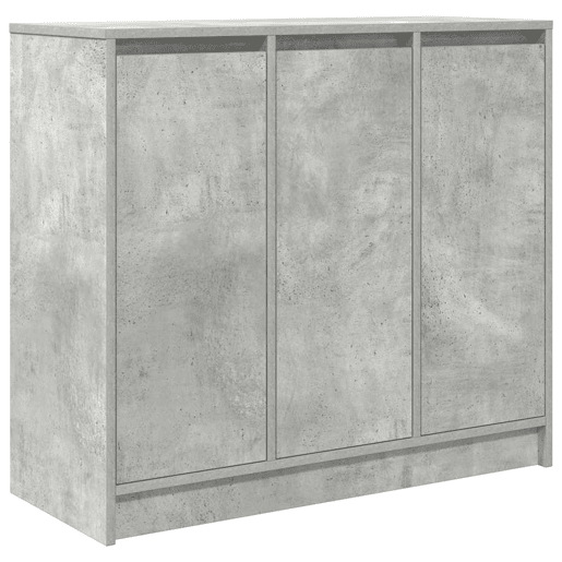 Aparador - Bufete - Móvei de apoio 85x34x76 cm derivados de madeira cinzento cimento pt3366