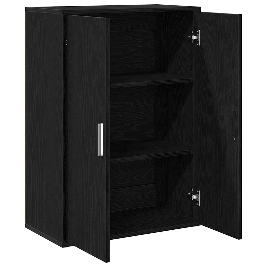 Aparador - Mueble de almacenamiento 60 Negro/ Madera