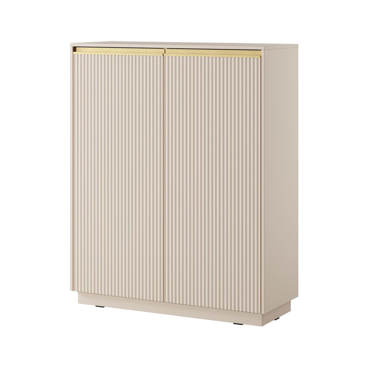 Aparador royal 104x39x127 beige, dorado