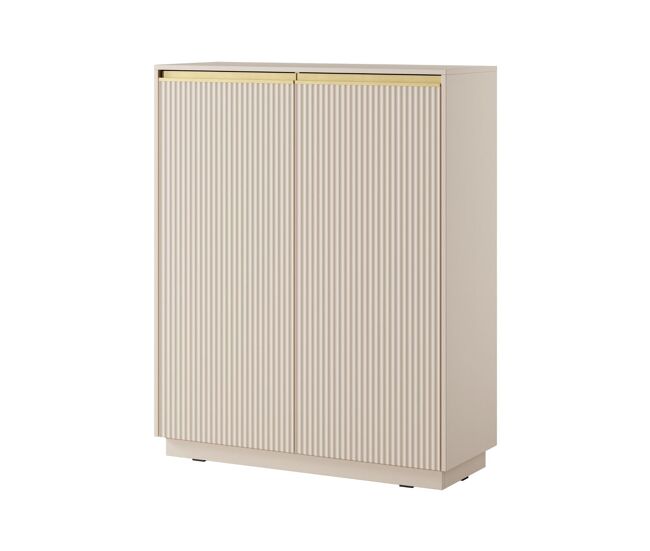 Aparador royal 104x39x127 beige, dorado
