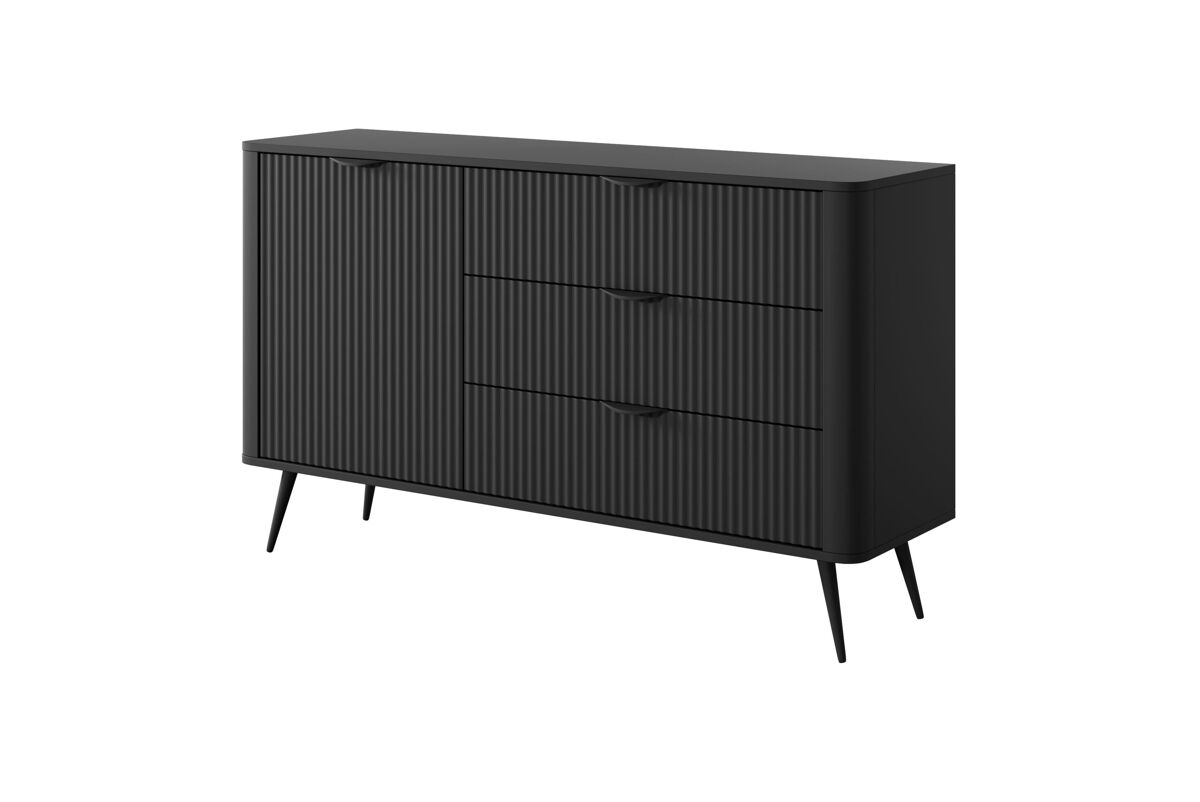 Aparador lante 138x38x81 negro