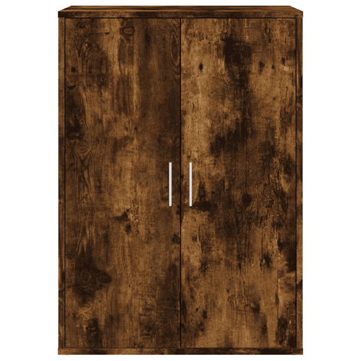 Aparadores - Bufetes - Móveis de apoio 2 pcs 60x31x84 cm derivados madeira carvalho fumado pt5220