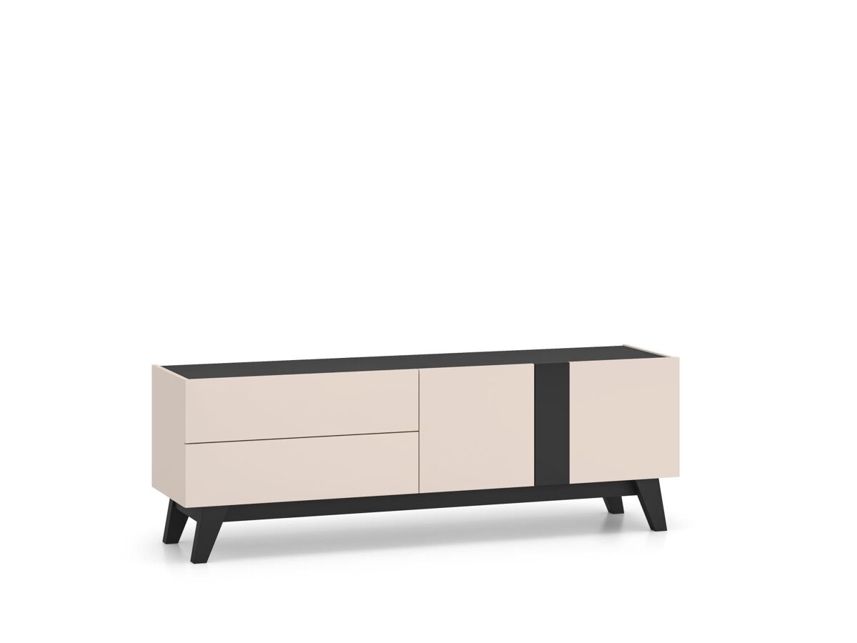 Mueble de tv freshion 160x40x55 beige